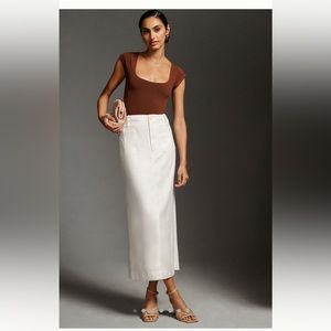The Colette Maxi Skirt by Maeve Linen